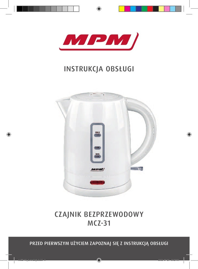 MPM MCZ-31 User manual