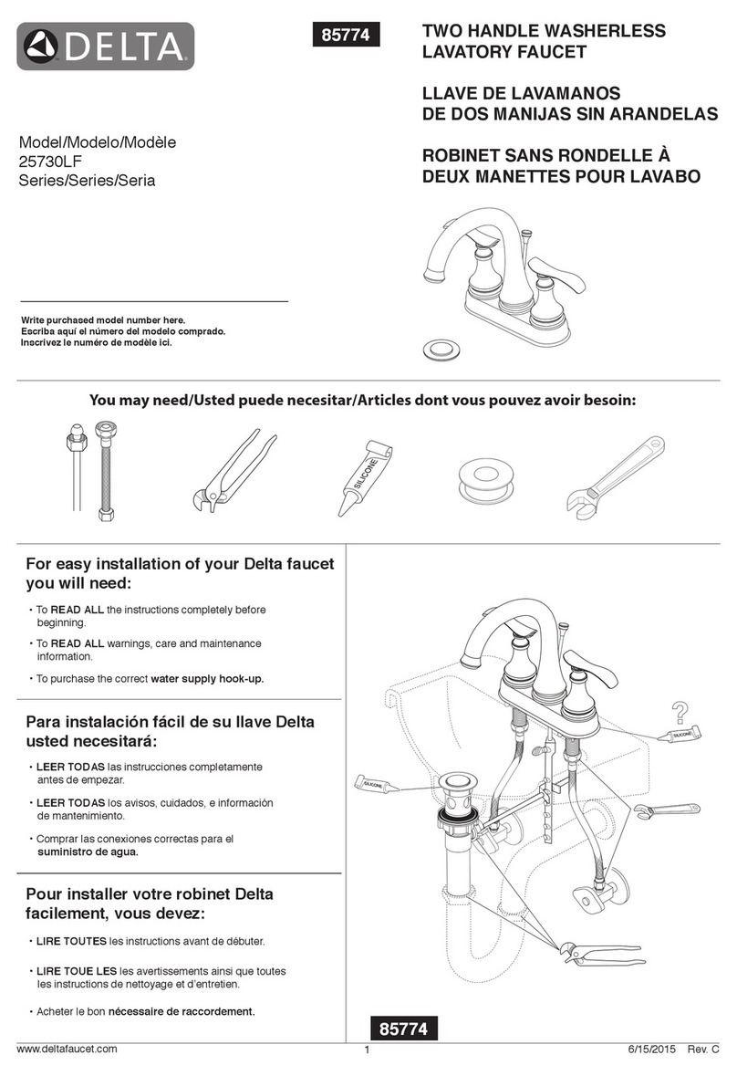 Delta 25730LF Series User manual