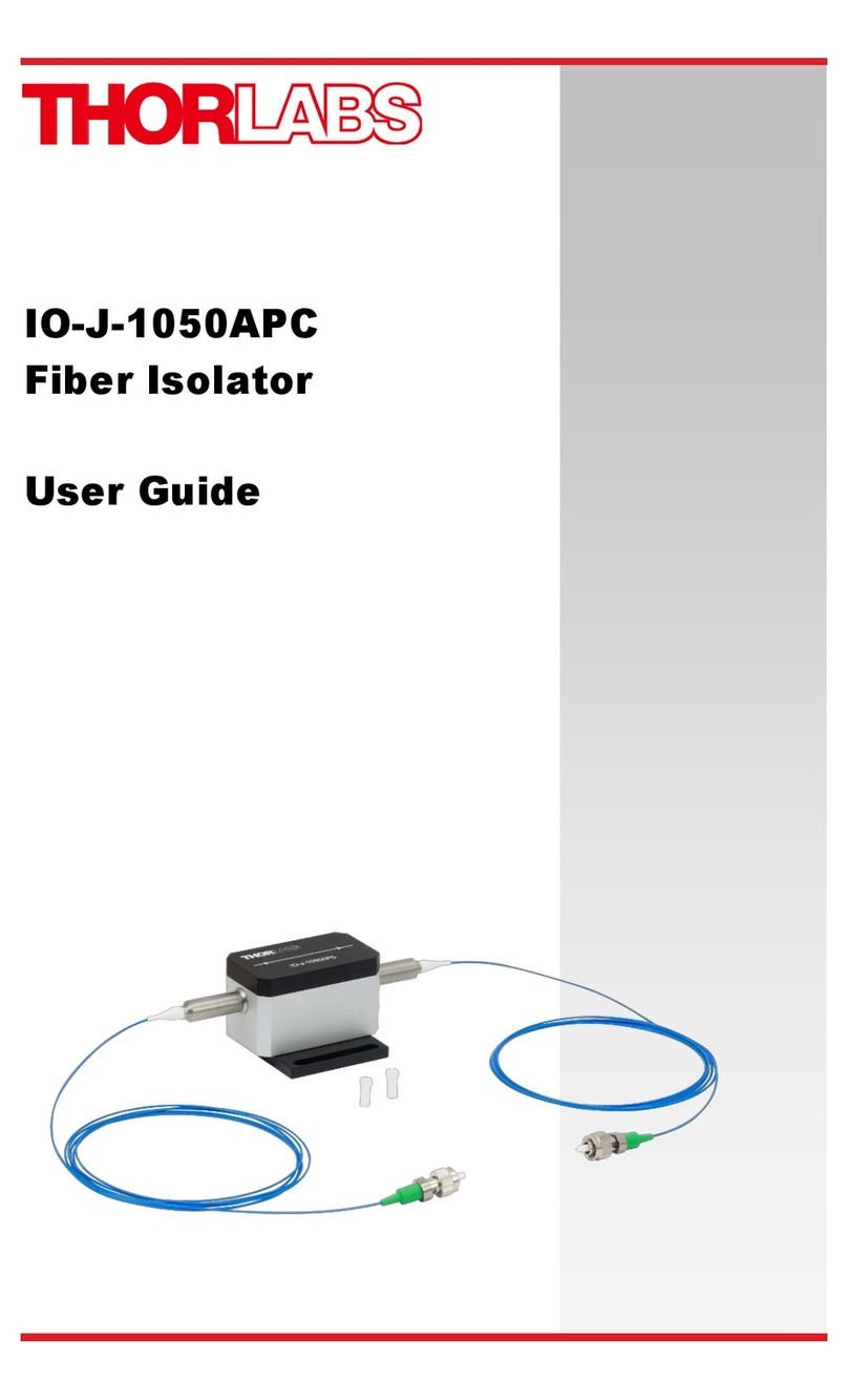 THORLABS IO-J-1050APC user guide