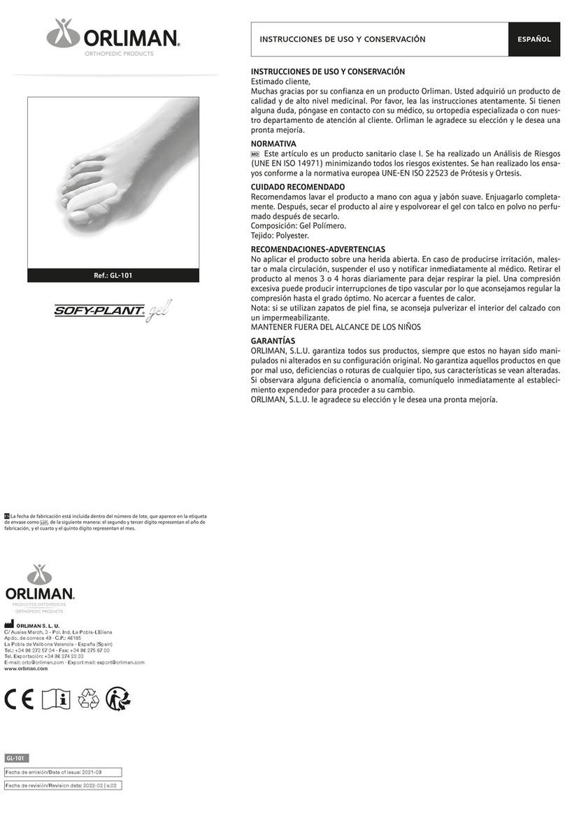 Orliman SOFY-PLANT GL-101 Operation instructions