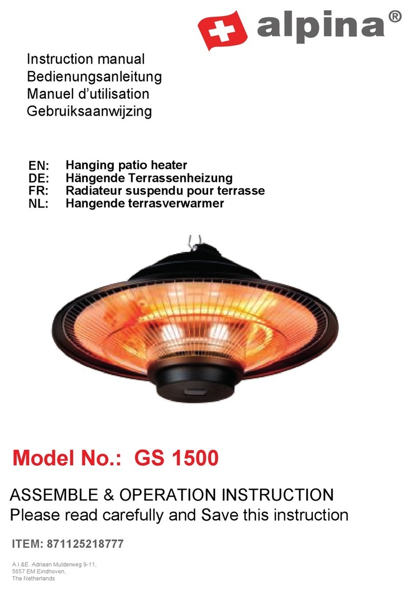 Alpina GS 1500 instruction manual