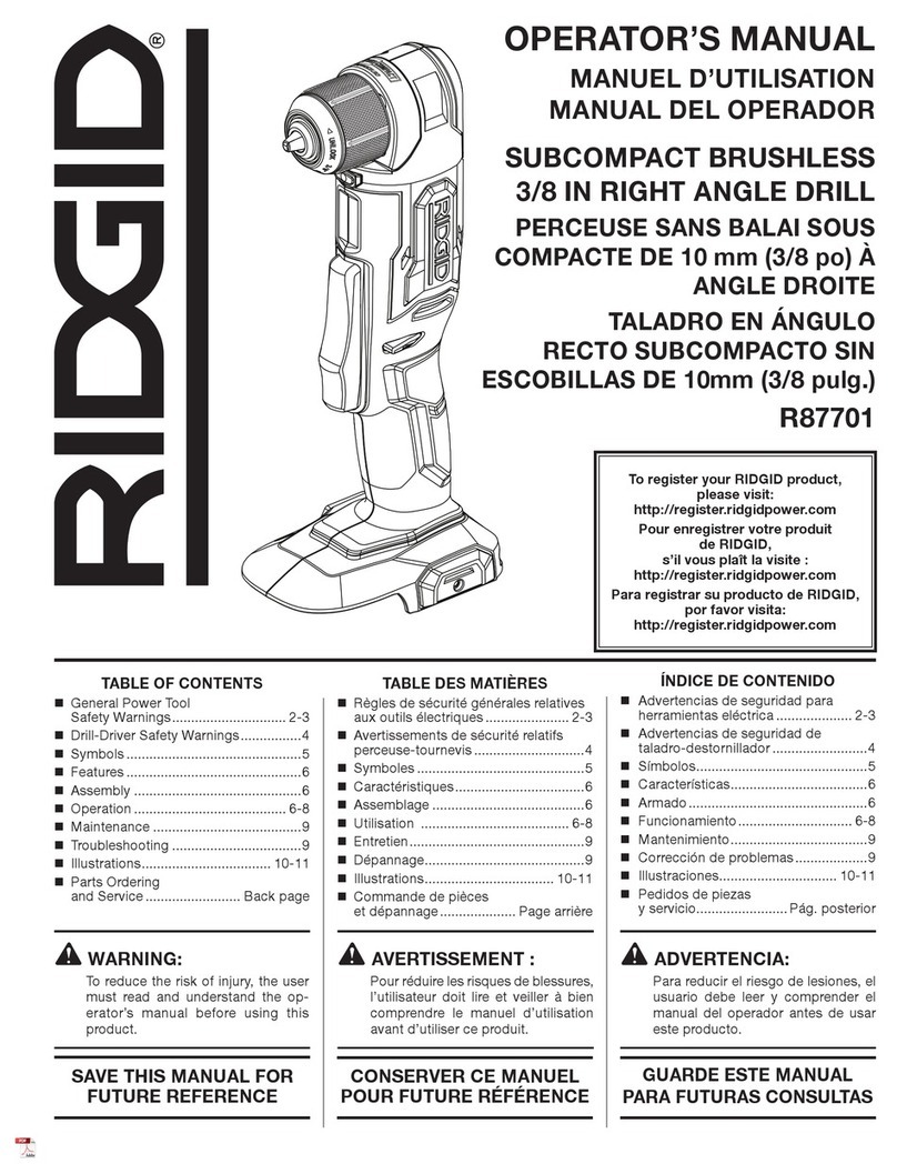 Ryobi R87701 Operator's manual