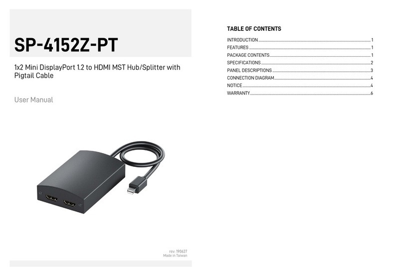 GoMax Electronics SP-4152Z-PT User manual GoMax Electronics SP-4152Z-PT User manual