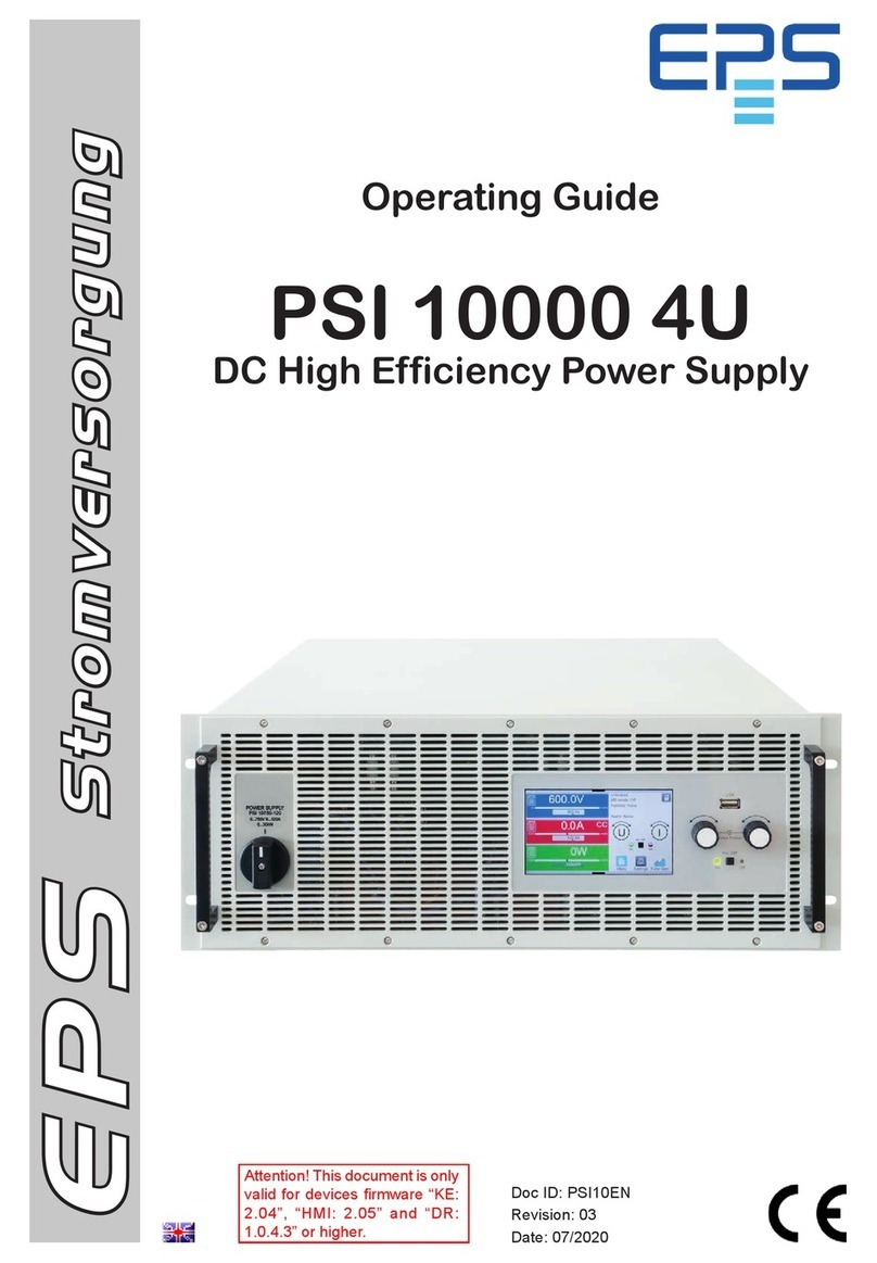 EPS PSI 10000 4U operating guide