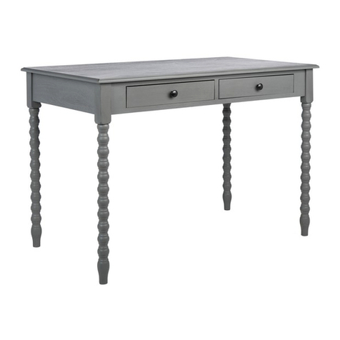Safavieh Furniture DSK5711 quick start guide