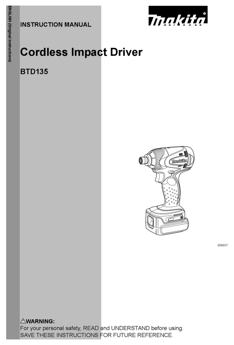 Makita BTD135 User manual Makita BTD135 User manual