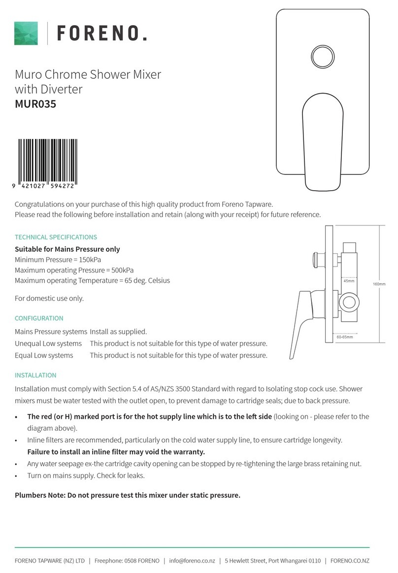 FORENO MUR035 quick start guide