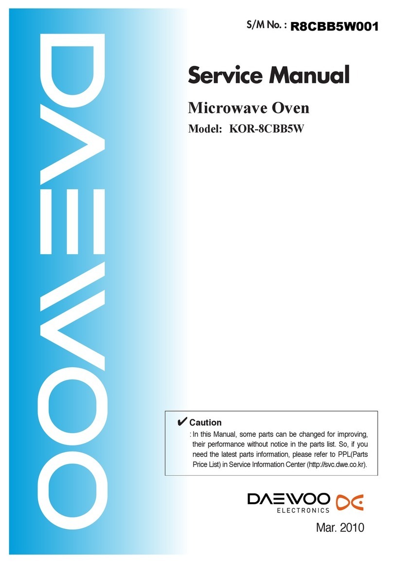 Daewoo KOR-8CBB5W User manual