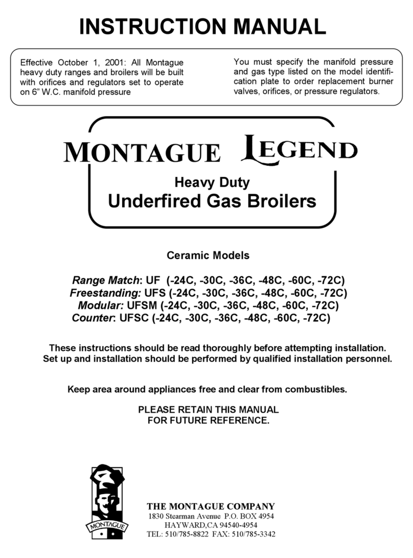 MONTAGUE Legend UF-24C instruction manual