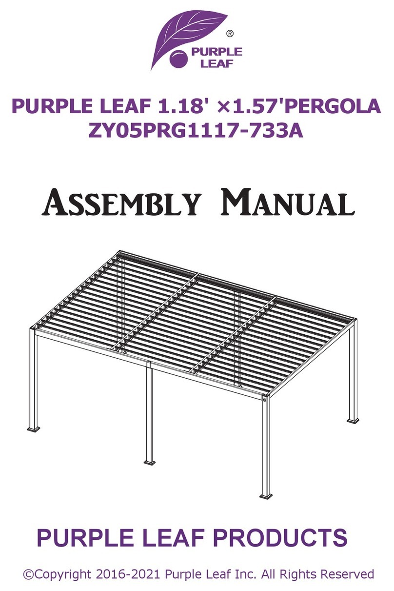 PURPLE LEAF ZY05PRG1117-733A Assembly manual