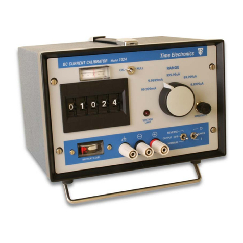 Time Electronics 1024 user manual Time Electronics 1024 user manual
