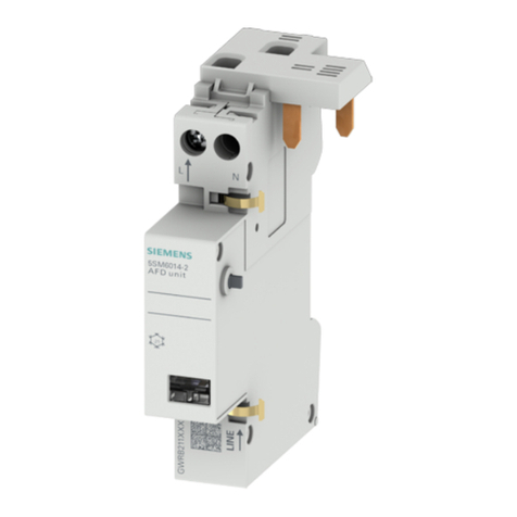 Siemens 5SM6 01 2 Series User manual Siemens 5SM6 01 2 Series User manual
