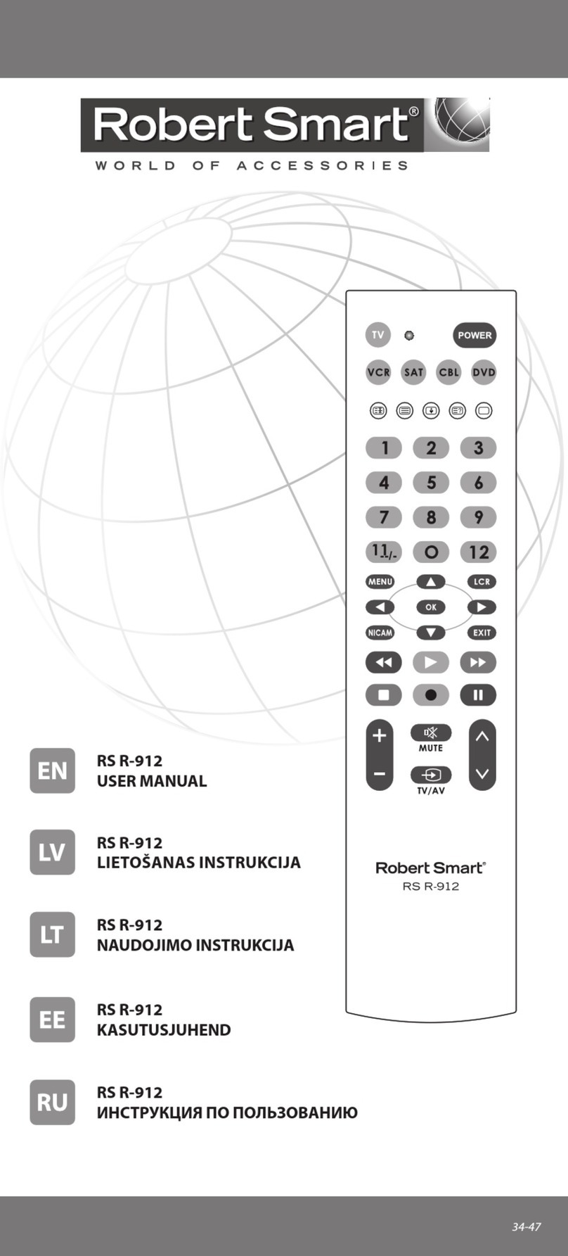 Robert Smart RS R-912 user manual