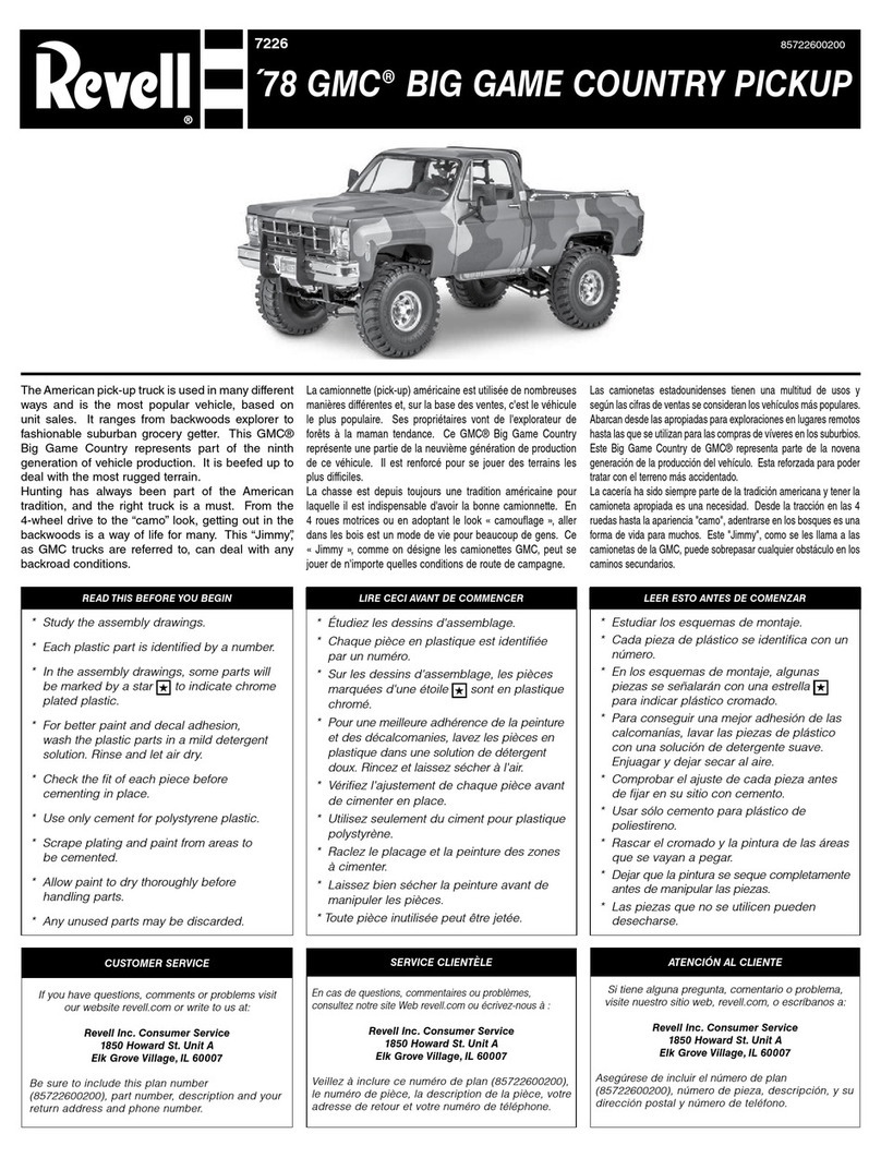 REVELL 7226 quick start guide