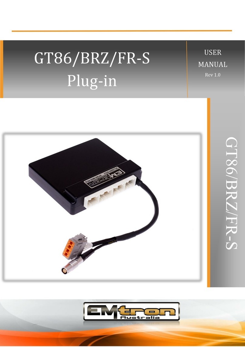 Emtron GT86 user manual