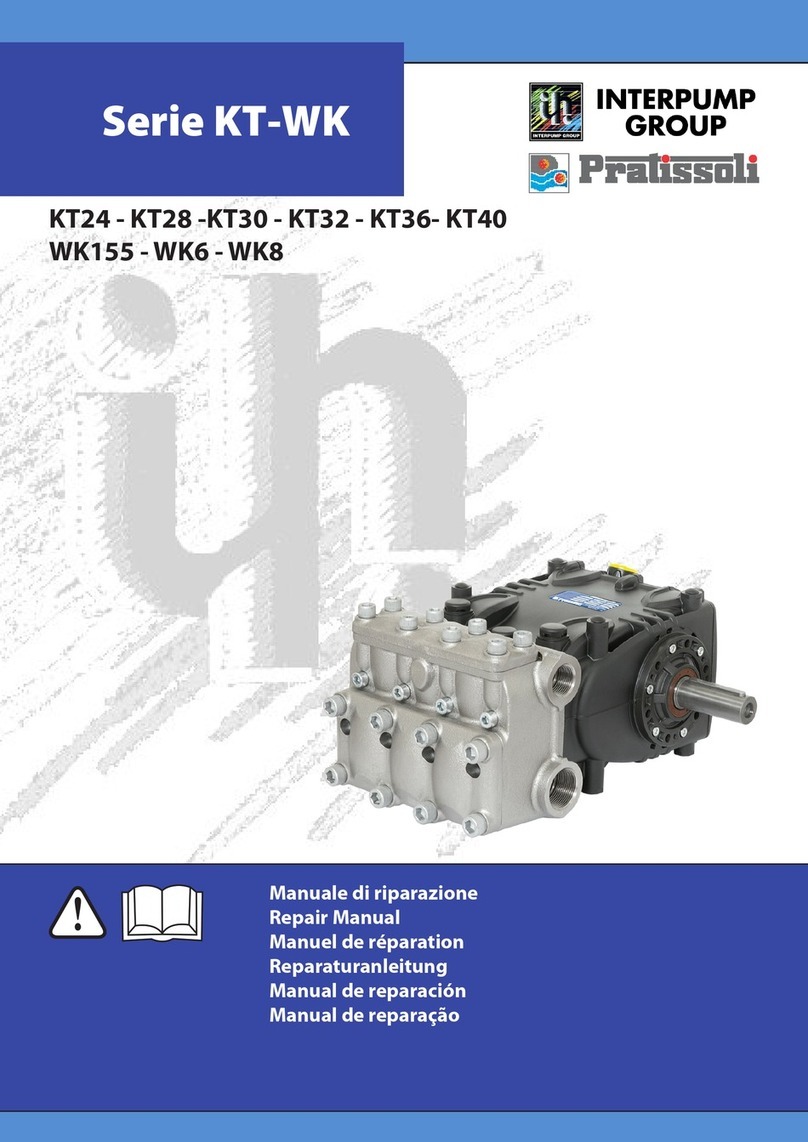 Interpump Pratissoli KT-WK Series Repair manual