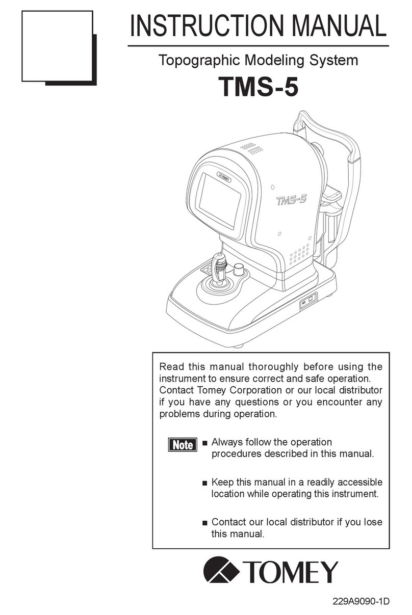 Tomey TMS-5 User manual Tomey TMS-5 User manual
