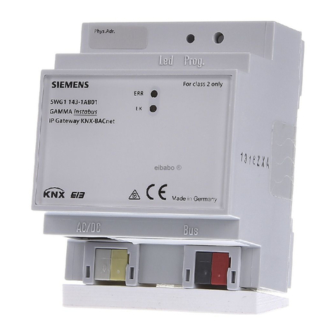 Siemens 5WG1143-1AB01 User manual