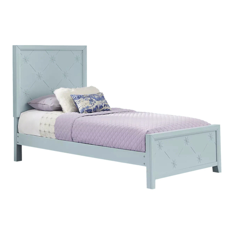 ROOMS TO GO KIDS FROZEN TWIN BED Assembly instructions