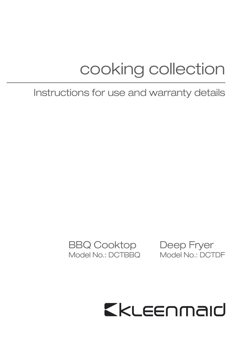 Kleenmaid DCTBBQ Installation guide