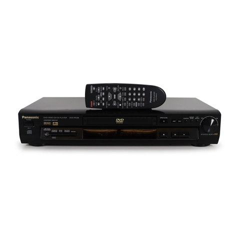 Panasonic DVDRV26 - DIG. VIDEO DISCPLAYE User manual