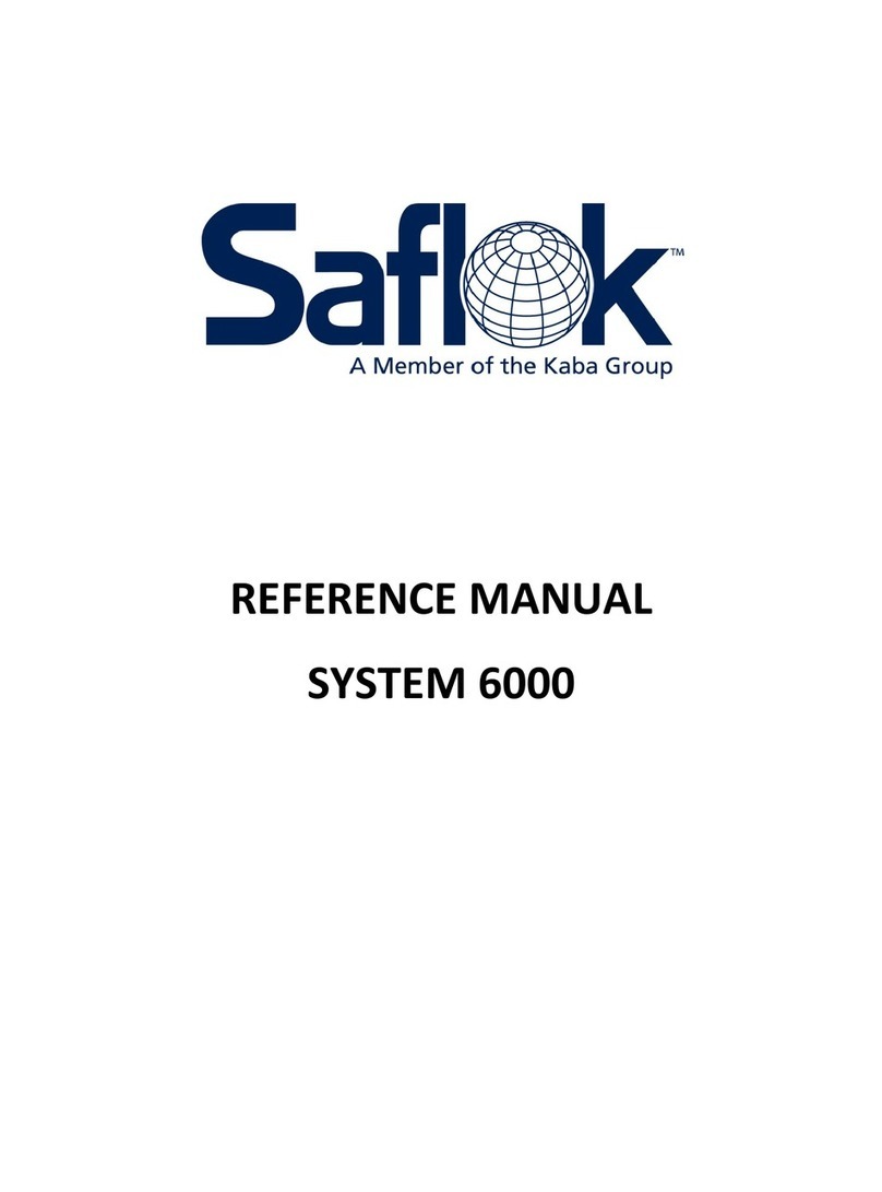 Kaba Saflok SYSTEM 6000 Reference manual