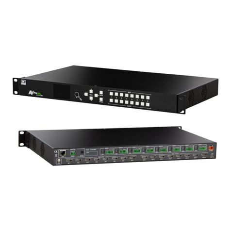 AVPro Edge AC-MX-88X User manual
