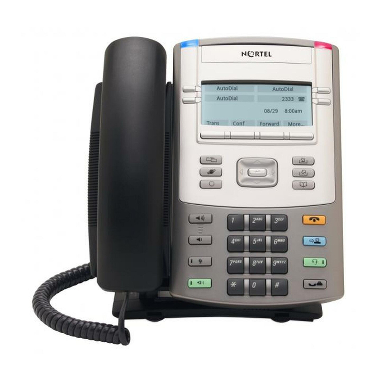 Nortel Nortel IP Phone 1120E User manual