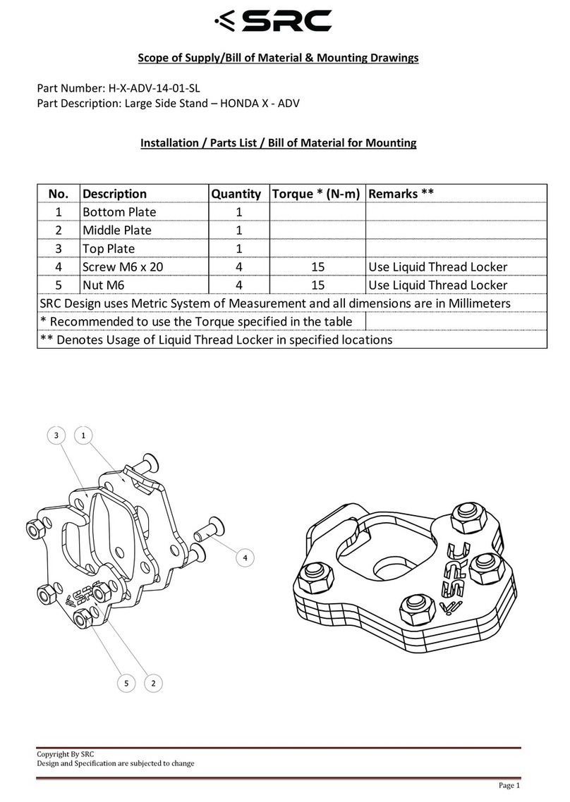 SRC H-X-ADV-14-01-SL User manual