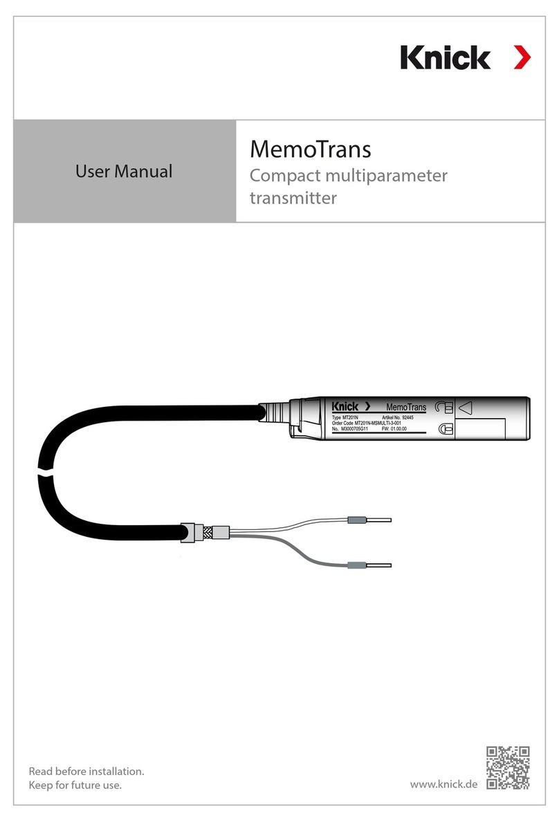 Knick MemoTrans user manual