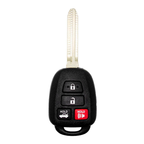 Car Keys Express Simple Key TORH-E4TZ1SK User manual