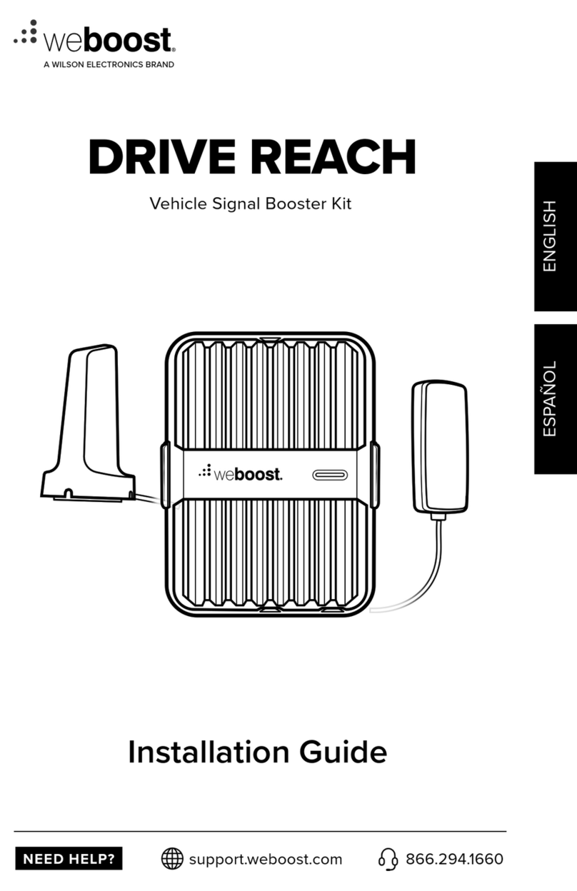Wilson Electronics weboost DRIVE REACH User manual Wilson Electronics weboost DRIVE REACH User manual