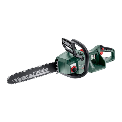 Metabo MS 36-18 LTX BL 40 User manual