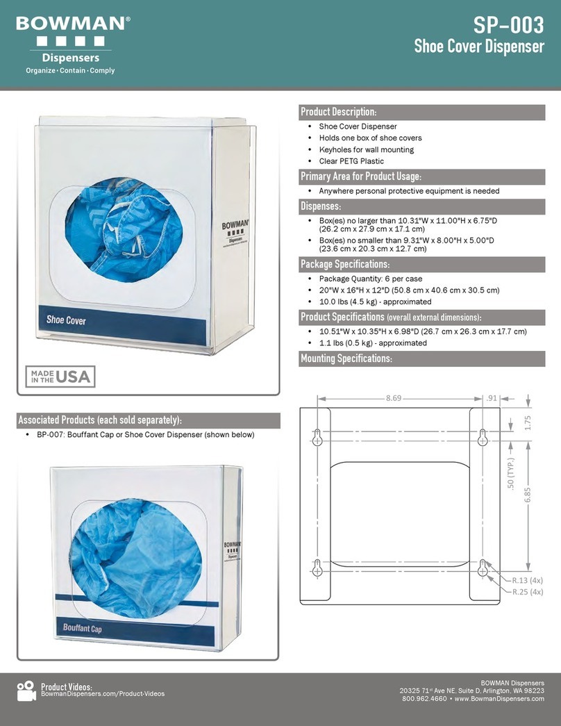 BOWMAN SP-003 User manual