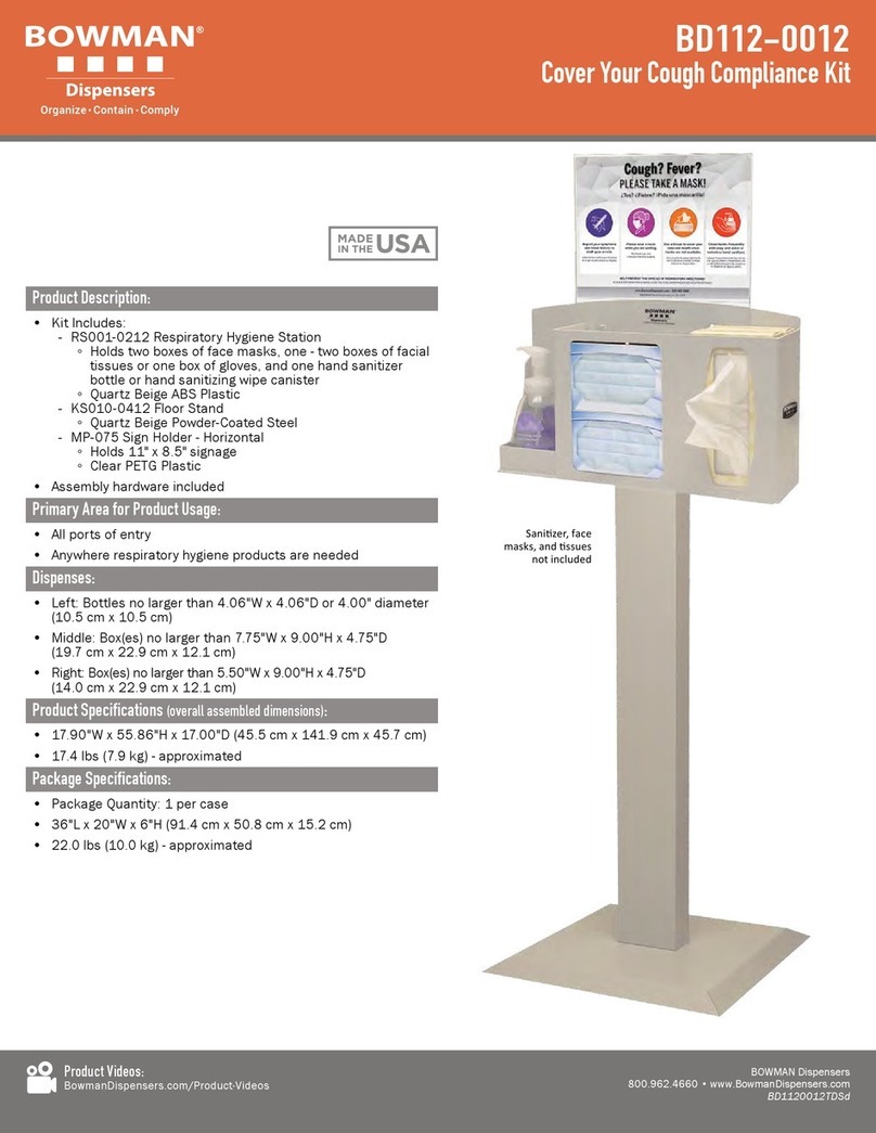 BOWMAN BD112-0012 User manual