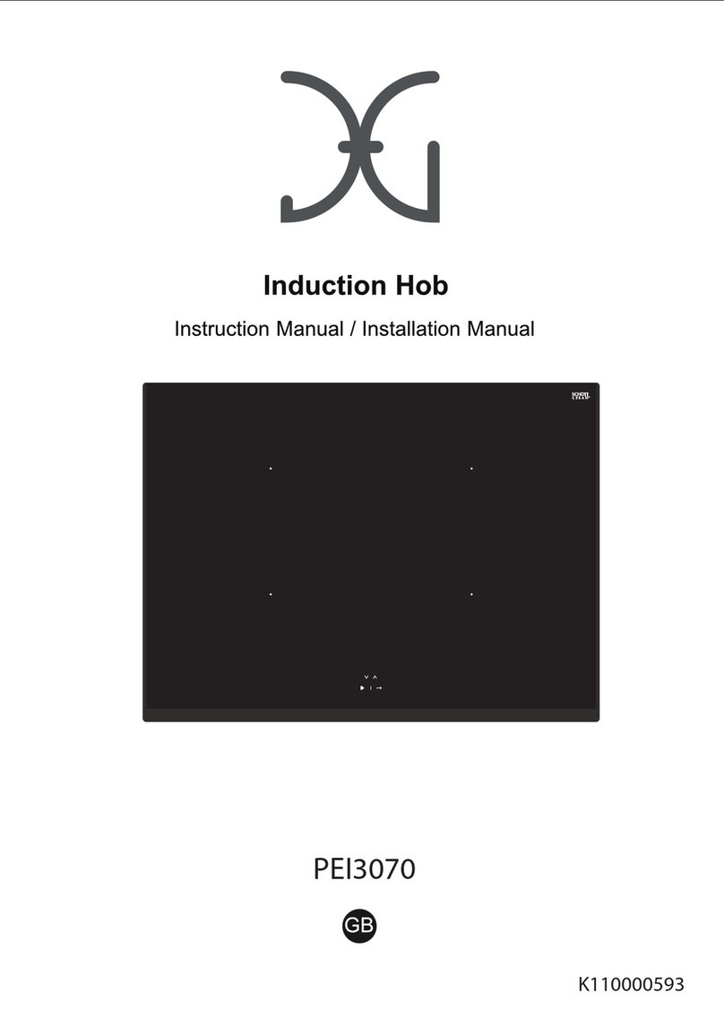 JG PEI3070 instruction manual