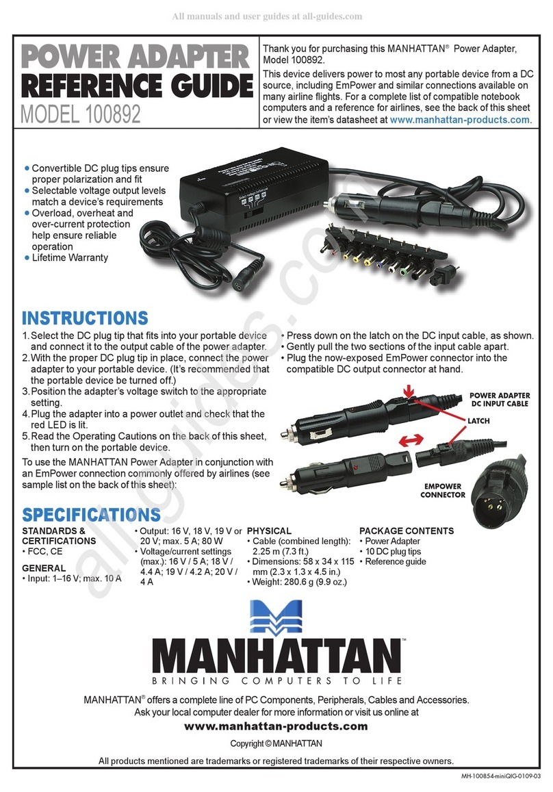 Manhattan 100892 User manual