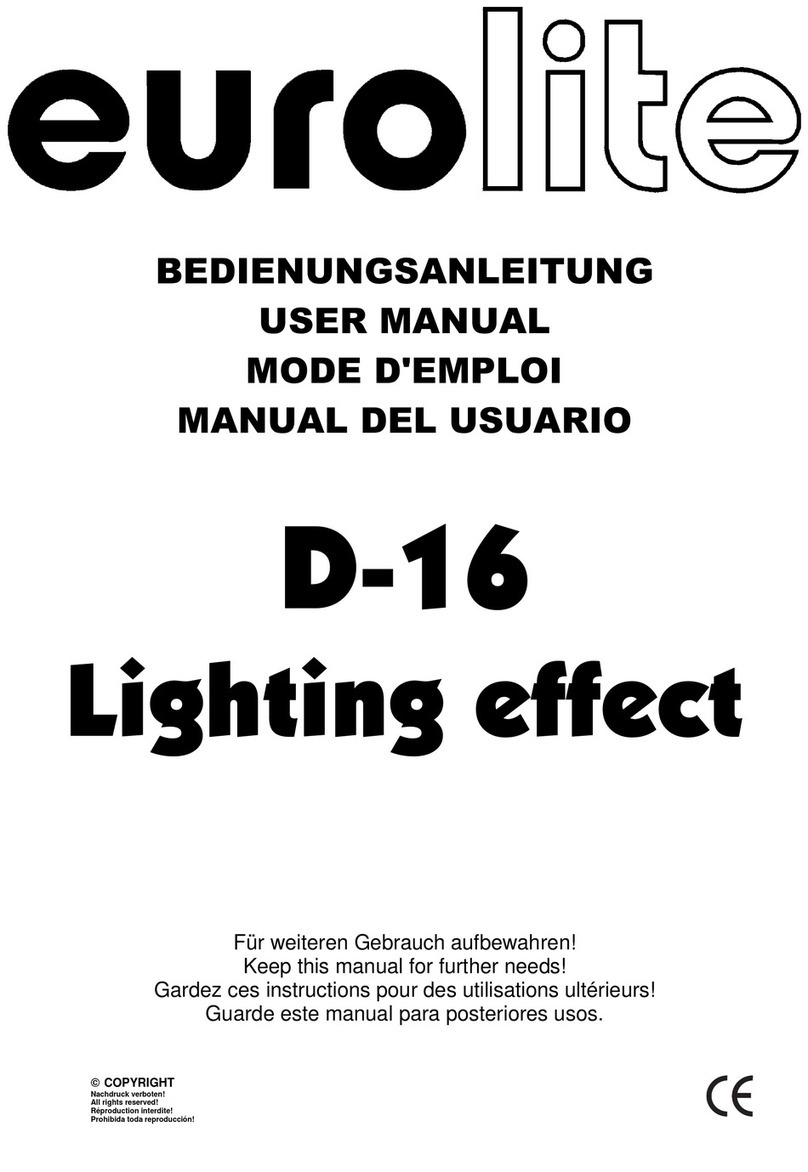 EuroLite D-16 User manual