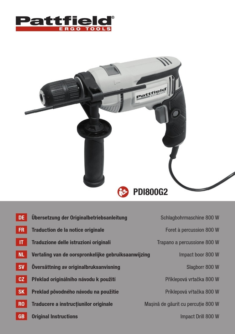 Pattfield Ergo Tools PDI800G2 Original instructions