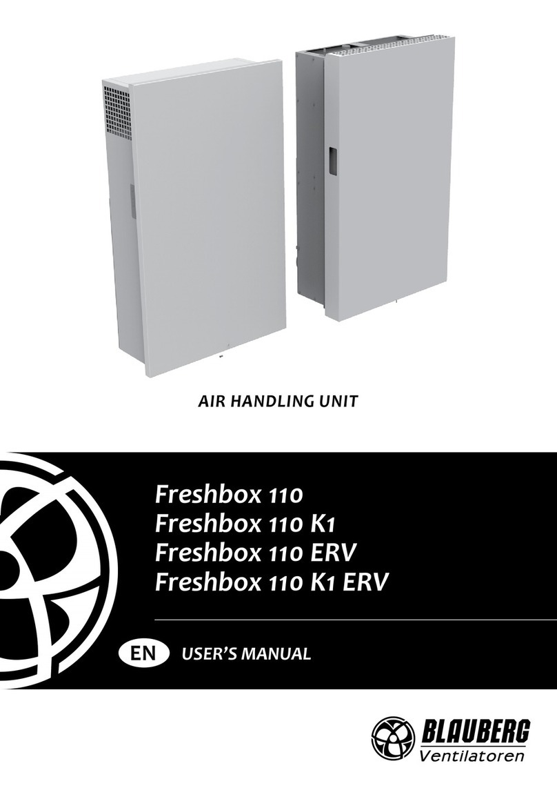 BLAUBERG Ventilatoren Freshbox 110 user manual