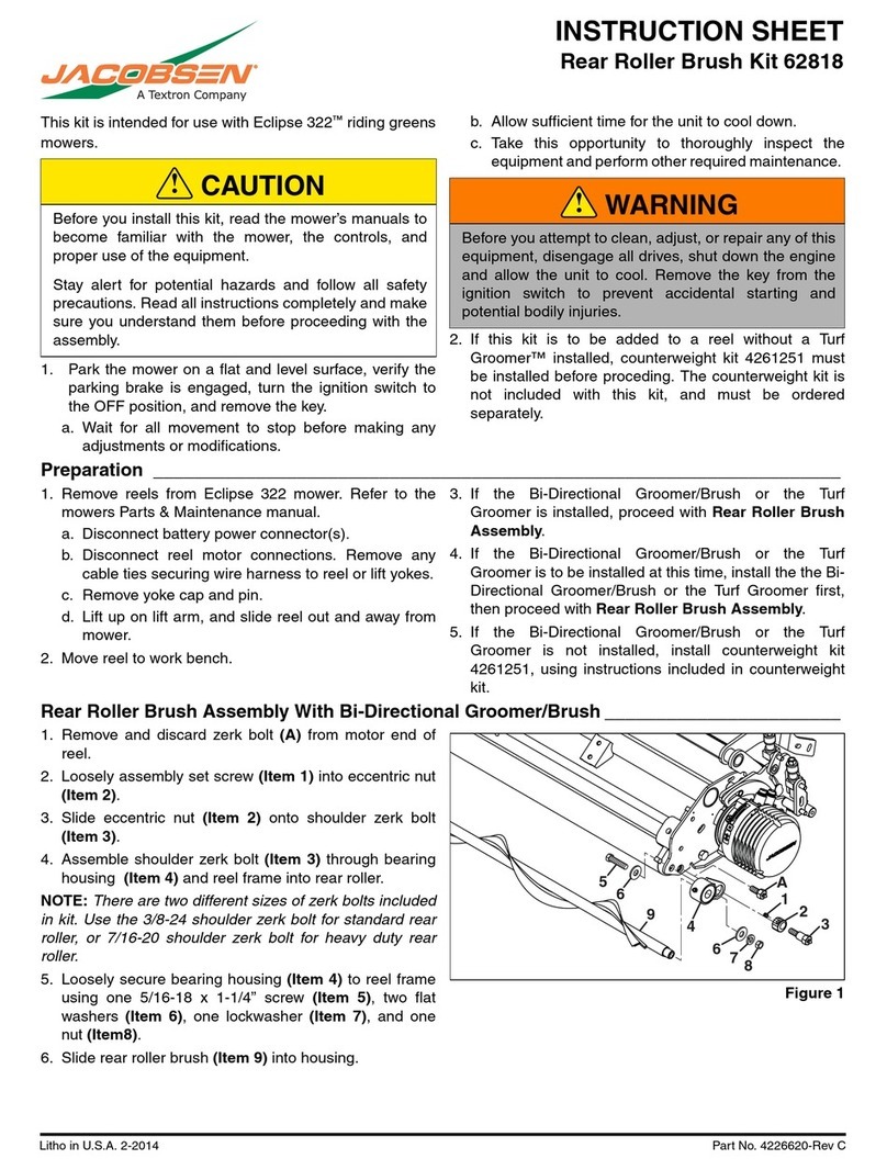 Jacobsen 62818 instruction sheet