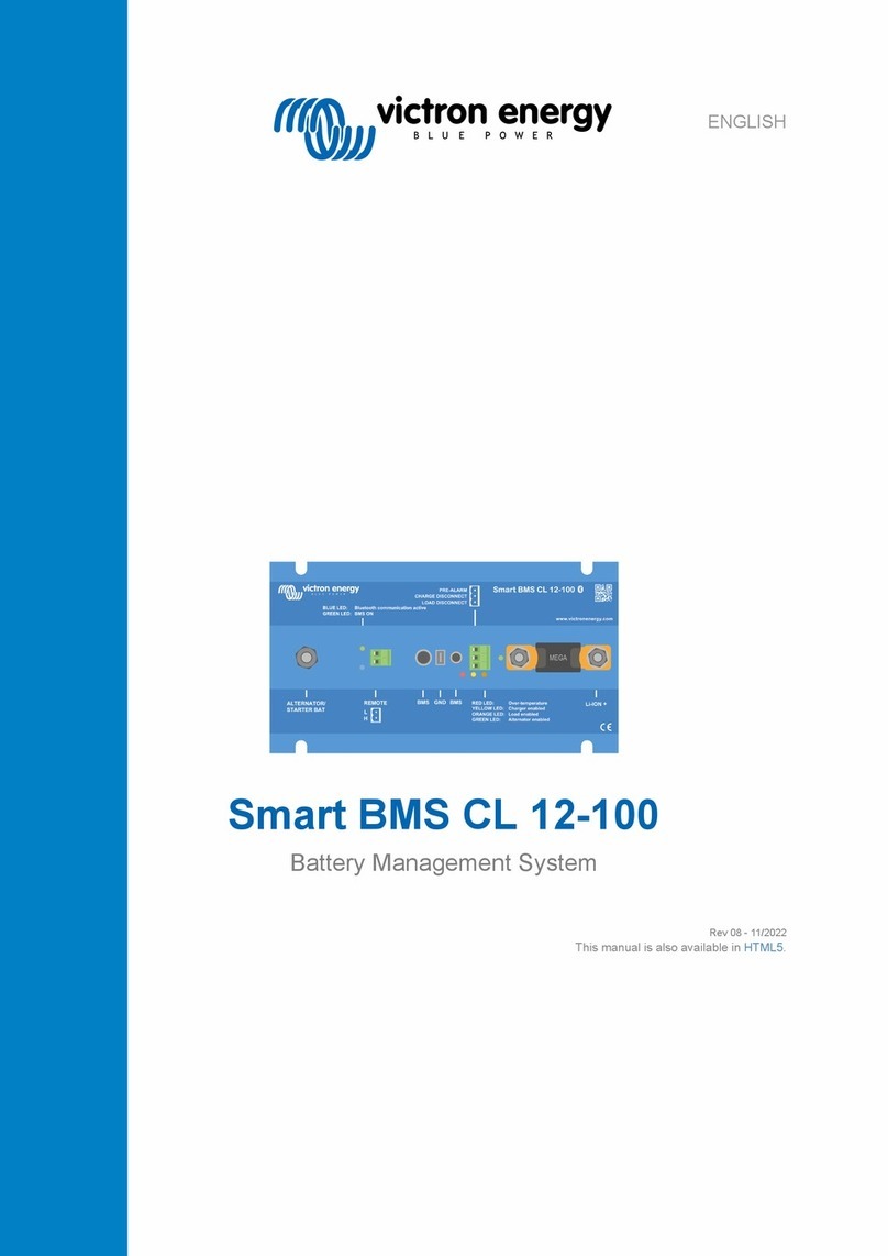 Victron energy Smart BMS CL 12/100 User manual