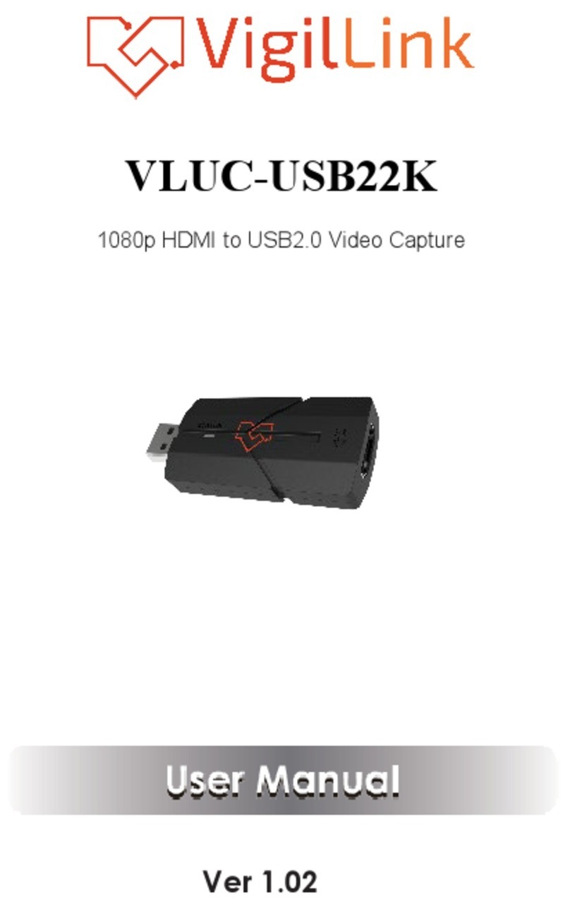VigilLink VLUC-USB22K user manual