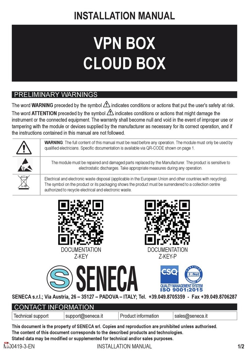 Seneca Cloud BOX installation manual