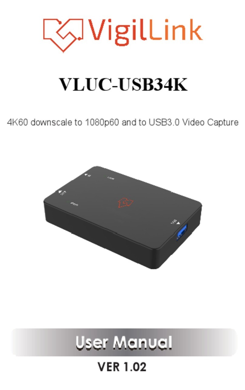 VigilLink VLUC-USB34K user manual