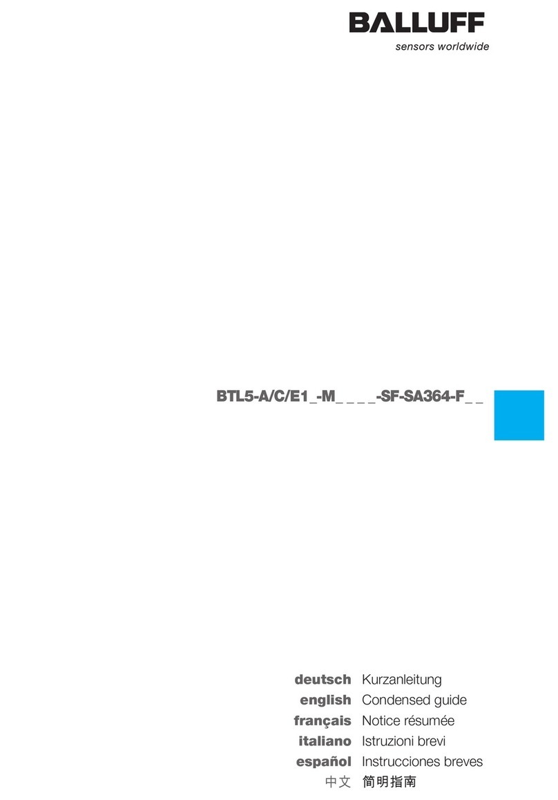 Balluff BTL5-A-M Series User manual