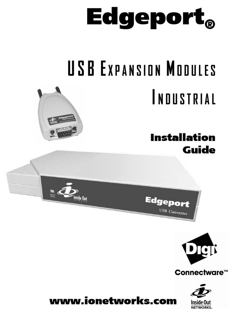 Inside Out Networks Digi Edgeport/1i installation guide