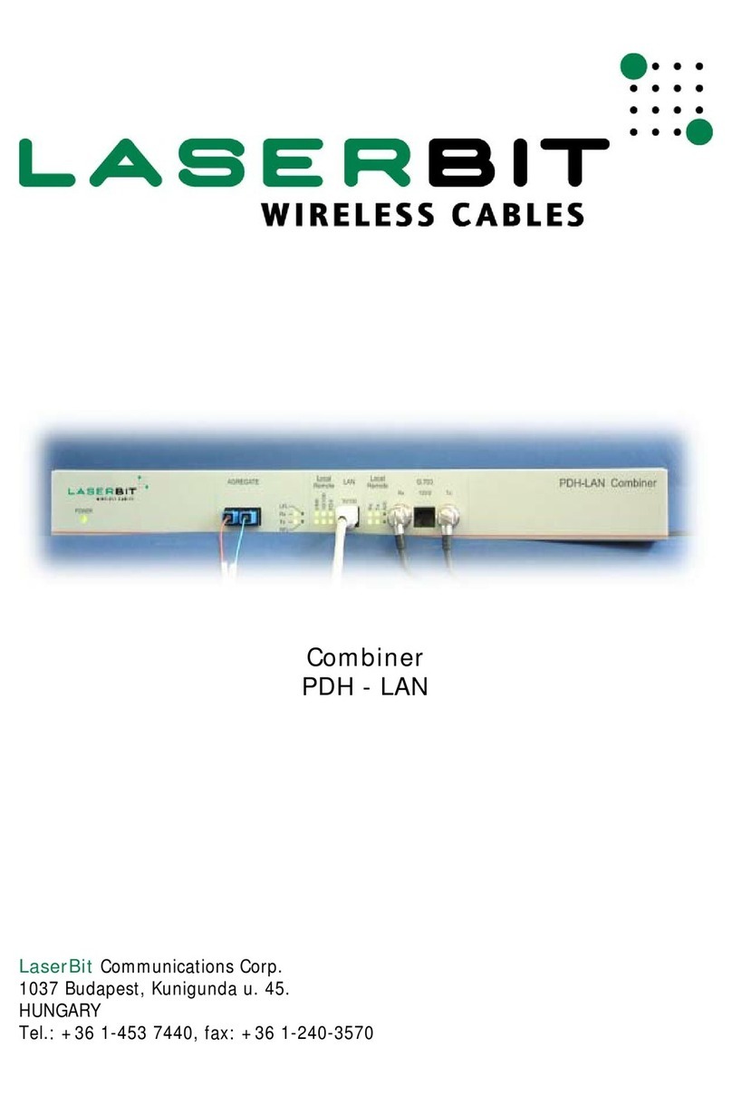 LaserBit LE-PDH-LAN user manual LaserBit LE-PDH-LAN user manual