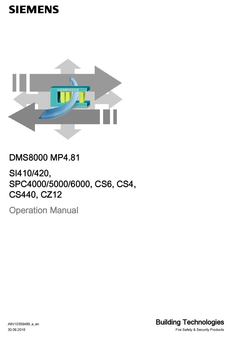 Siemens DMS8000 User manual
