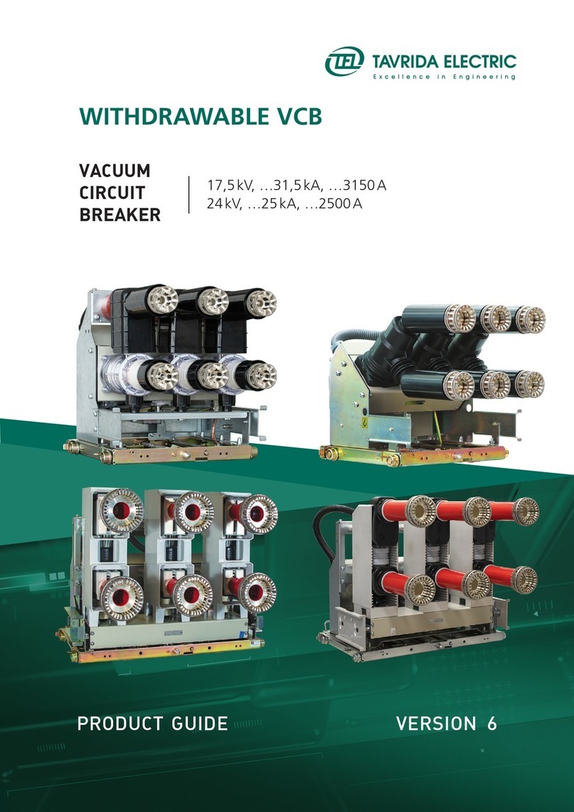 TAVRIDA ELECTRIC VCB15 Product guide